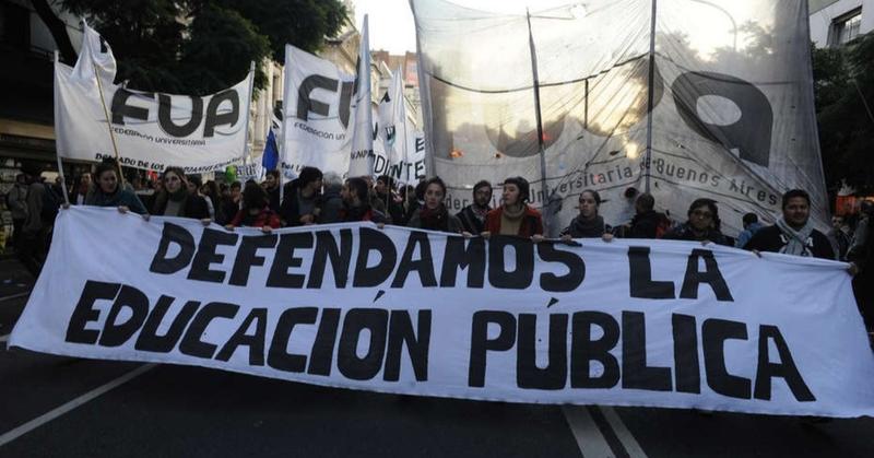 La destrucción de la educación pública en Argentina