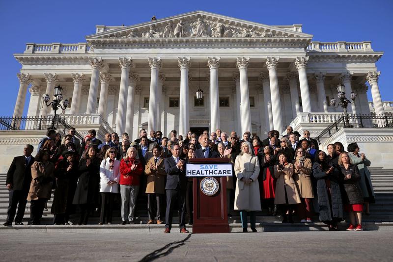 As millions of Americans face a steep rise in health insurance costs, lawmakers continue a century-long battle over who should pay for health care