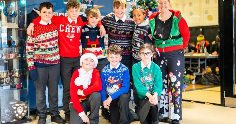 Students take part in Christmas Jumper Day