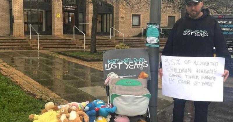 Why this man brought teddy bears to protests in Norfolk
