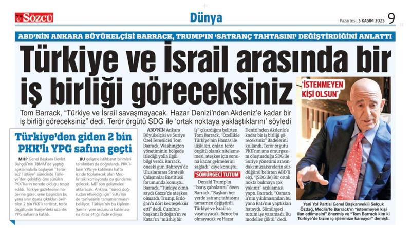 Barrack konuştuysa, masada çoktan karar alınmıştır