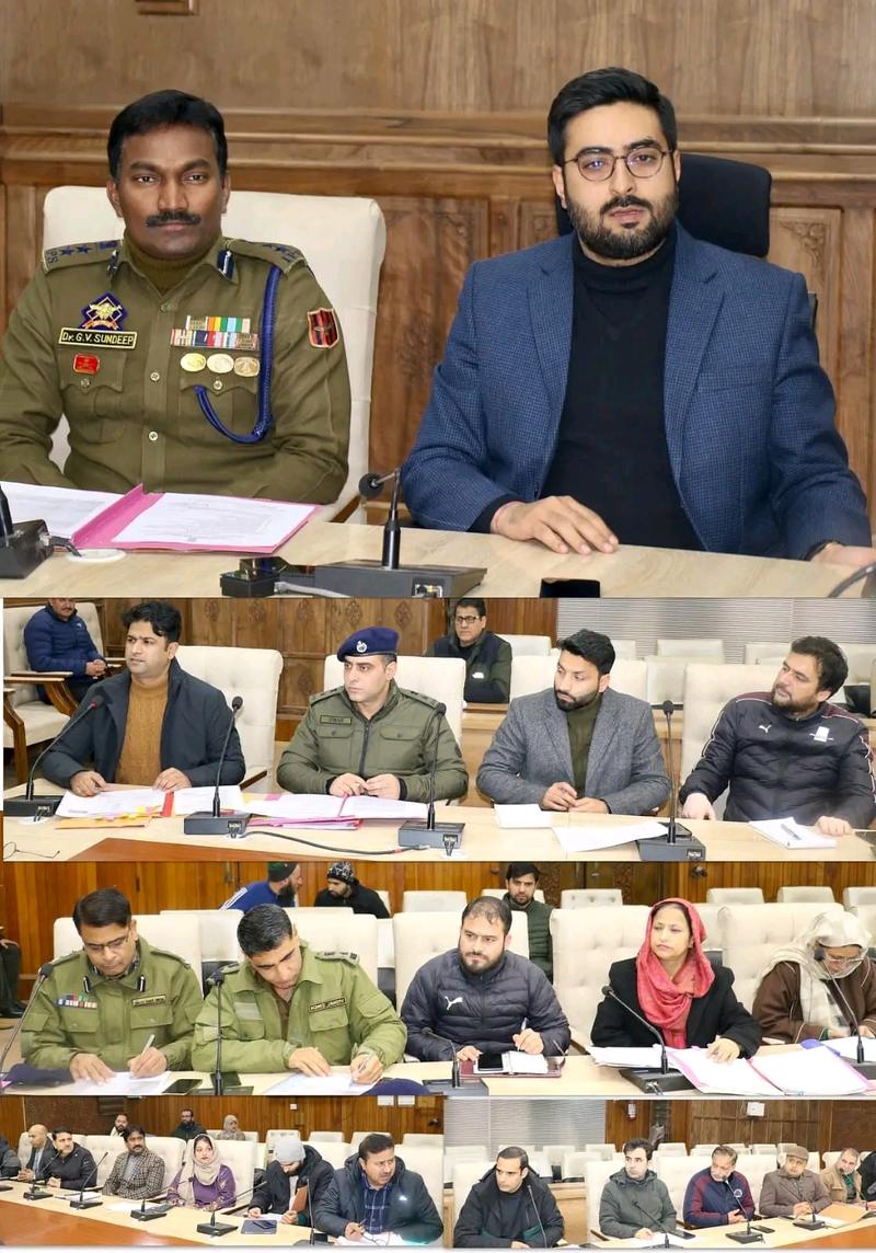 DC Srinagar along with SSP Srinagar chairs District NCORD meeting
