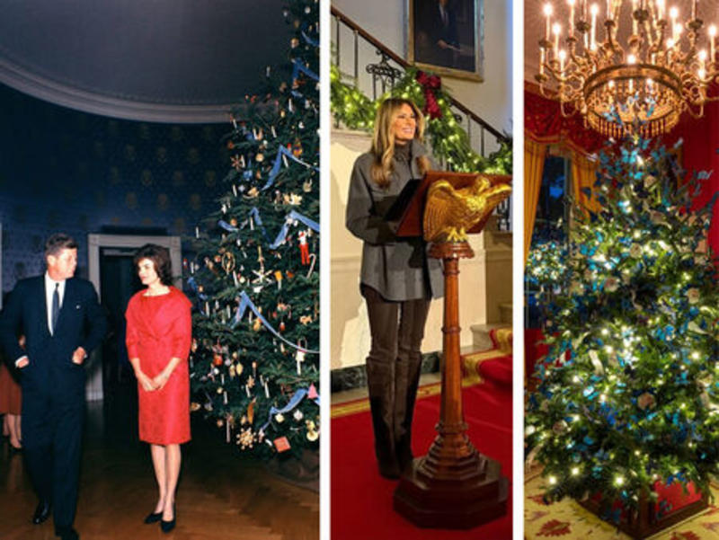 Коледната украса на Мелания Тръмп превърна Белия еталон за класическа красота (СНИМКИ)