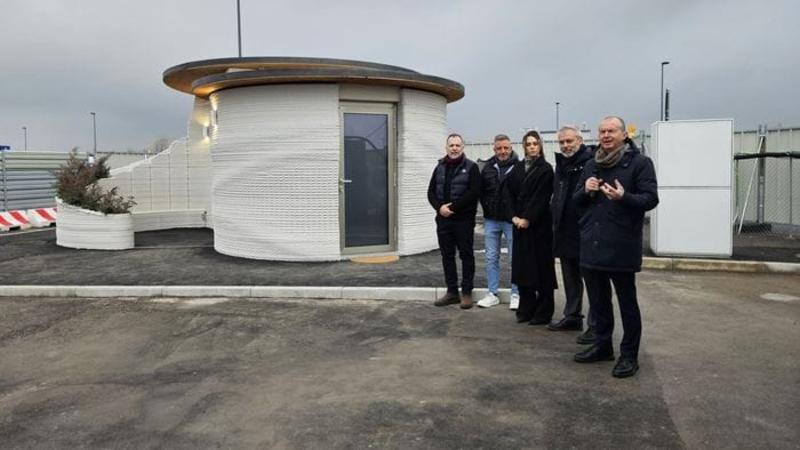 A Orio nuovo modulo logistico realizzato con una stampante 3d -Foto