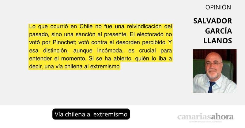 Vía chilena al extremismo