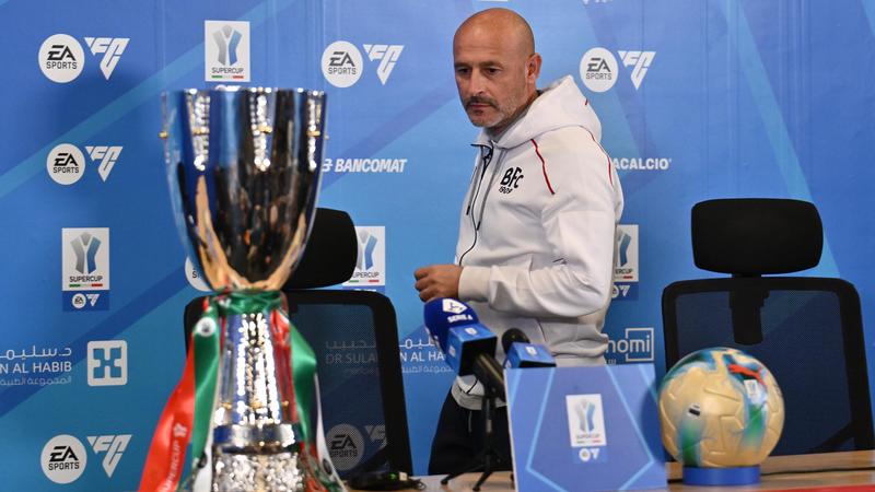 Supercoppa italiana Napoli-Bologna, Italiano: “Partita storica, dobbiamo esserci dal primo minuto”