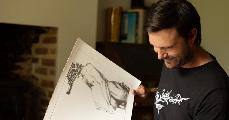 Artist with links to Banksy now working from new studio in north Norfolk