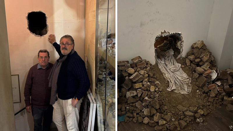 La banda del buco: gioielleria svaligiata. Foro nella casa a fianco poi la razzìa di preziosi