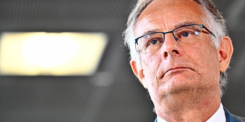 Blaues Baby in der Koalitionskrippe