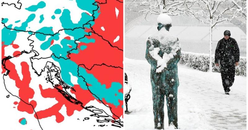 Pogledajte što stiže u Hrvatsku: Bit će snijega, evo i gdje Pogledajte što stiže u Hrvatsku: Bit će snijega, evo i gdje