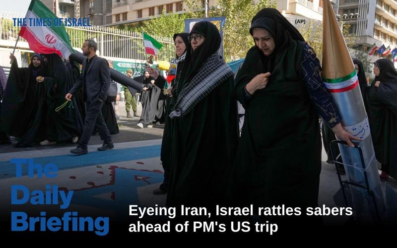 Daily Briefing Dec. 22: Day 808 – Eyeing Iran, Israel rattles sabers ahead of PM’s trip to US