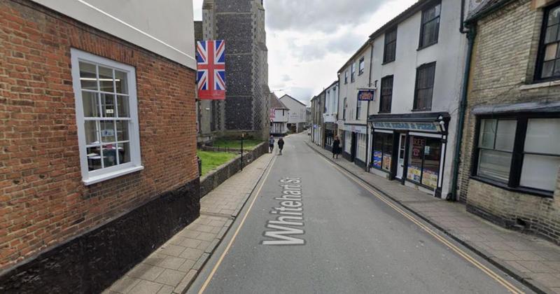 Road closed after fire breaks out at property