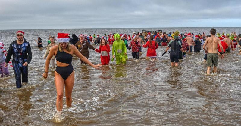 Christmas Day dip on Norfolk coast named among UK's best