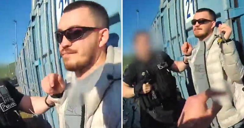Watch the moment drugs gang mastermind is arrested at self storage unit