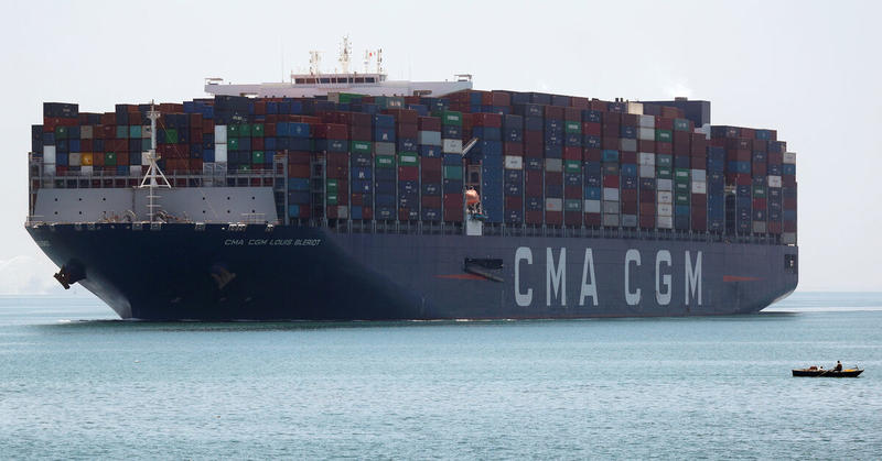 Two CMA CGM vessels navigate the Suez Canal in sign of easing tension