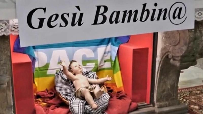 GesÃ¹ Ã¨ una bambina nel presepe di don Vitaliano Della Sala