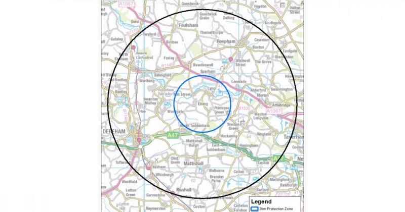 Bird flu hits third poultry farm near Dereham - bringing Norfolk's total to 13 cases