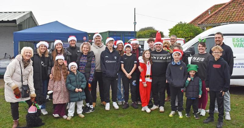 Festive fun run in town helps to boost families in need