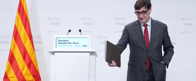 Illa hace balance del año y prevé que 2026 traerá la financiación singular y el traspaso de Rodalies: 