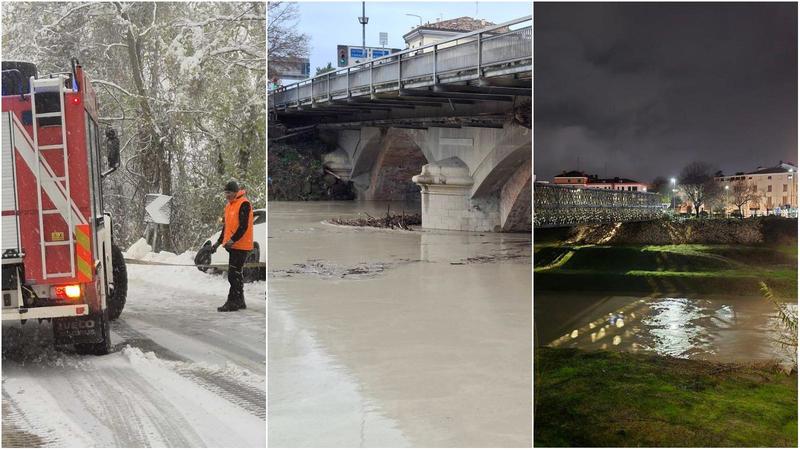 Maltempo in Emilia Romagna: è di nuovo incubo fiumi. Sarà allerta rossa a Natale /