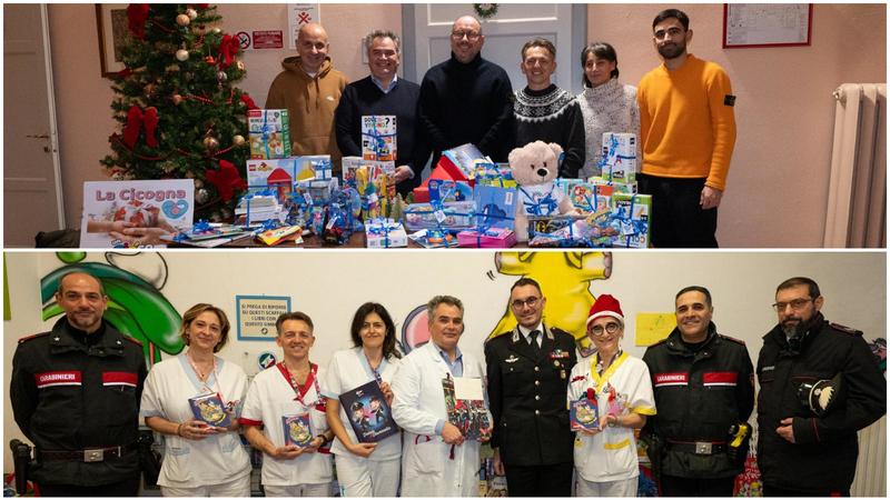 Il comandante Lavigna e l’iniziativa ‘Regalo sospeso’ illuminano il Natale dell’Ausl di Imola