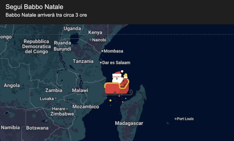 Il viaggio di Babbo Natale in diretta radar: il Santa Tracker, tra mito, tecnologia e riti che resistono
