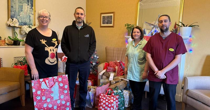 Community spirit shines as care home surprised with 'incredible haul' of gifts