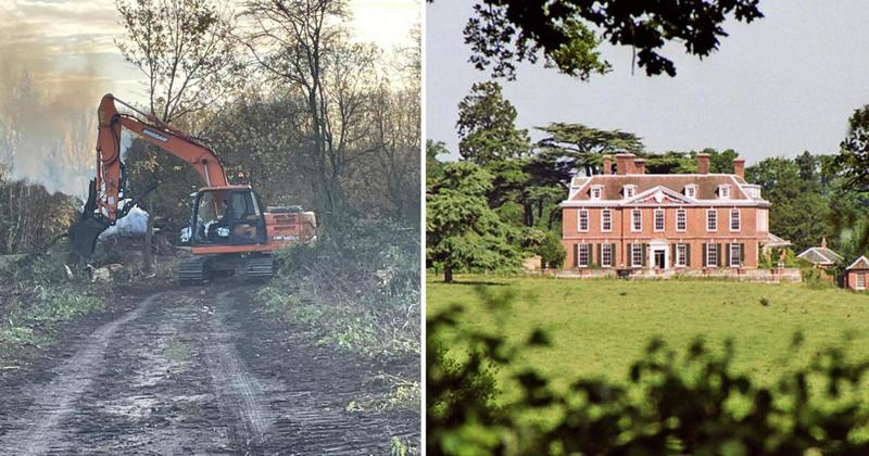 Sabotage, fury and dirty protest as villagers rage at destruction of Earl's woodland