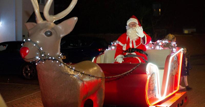 When will Santa be flying over Norfolk?