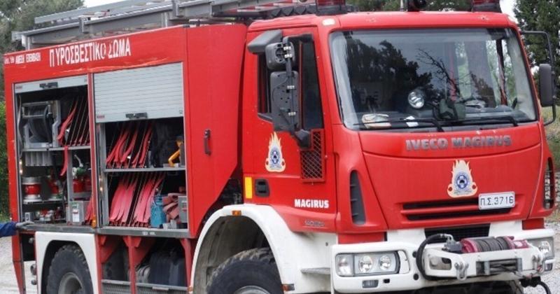 Ηράκλειο: Μεγάλη κινητοποίηση για φωτιά