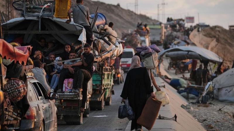 Desplazamientos de los gazatíes