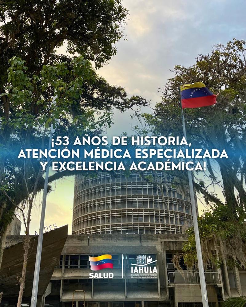 Iahula celebra 53 años como pilar médico en la región andina