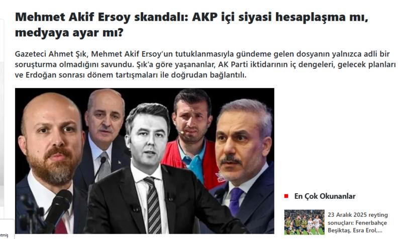 Sansasyonel soruşturma süreçleri ve muhalif tutum