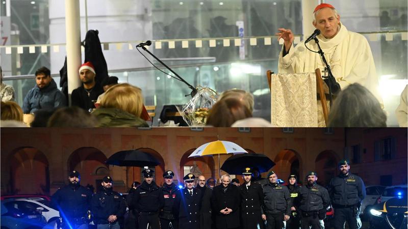 Natale con il cardinale Zuppi a Bologna, le messe e gli auguri alle forze dell’ordine