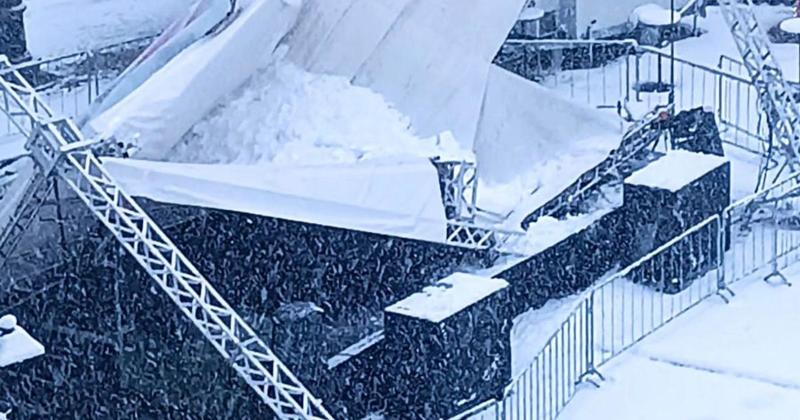 FOTO Urušila se pozornica u Oroslavju, oglasio se gradonačelnik: 'Bolje da ovo vidite od mene...'