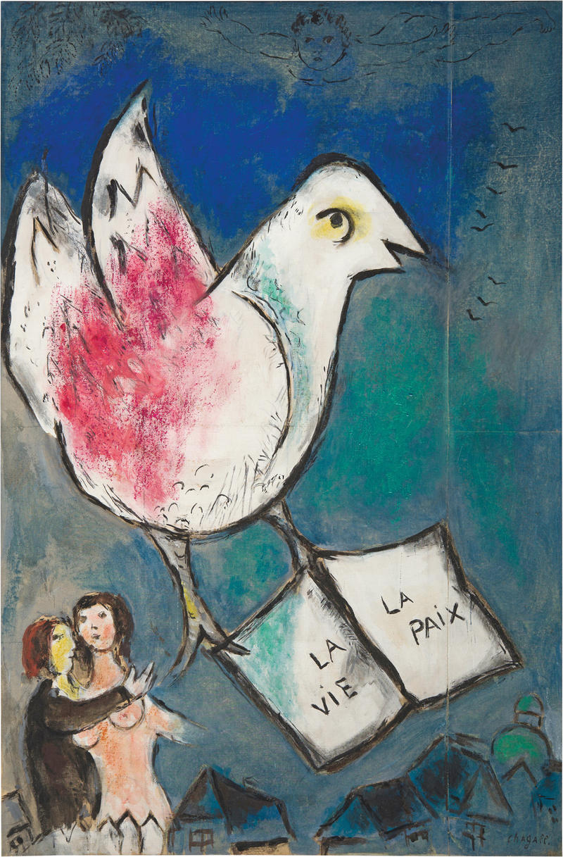 La Pace di Marc Chagall alla grande mostra di Palazzo dei Diamanti di Ferrara