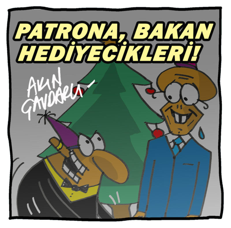 Patrona, bakan hediyecikleri!