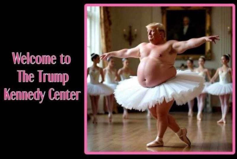 MC Trump Kisses Up to Kennedy Center Honorees, Part 2