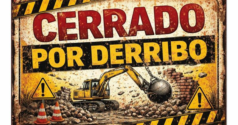 Cerrado por derribo