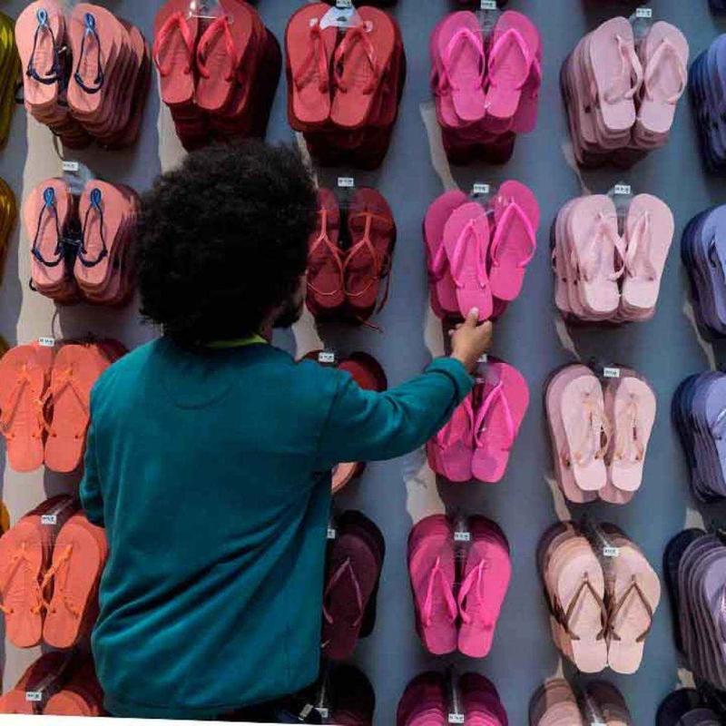 Além de um par de chinelos