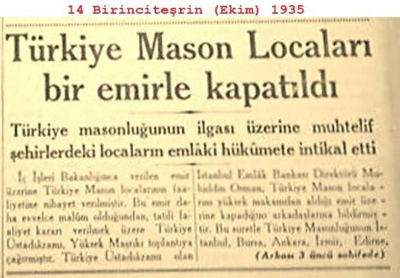 Atatürk Hakkındaki Yalanlar ve Gerçekler - 4: Cumhuriyet Öncesi Ve Sonrası Locaların Durumu