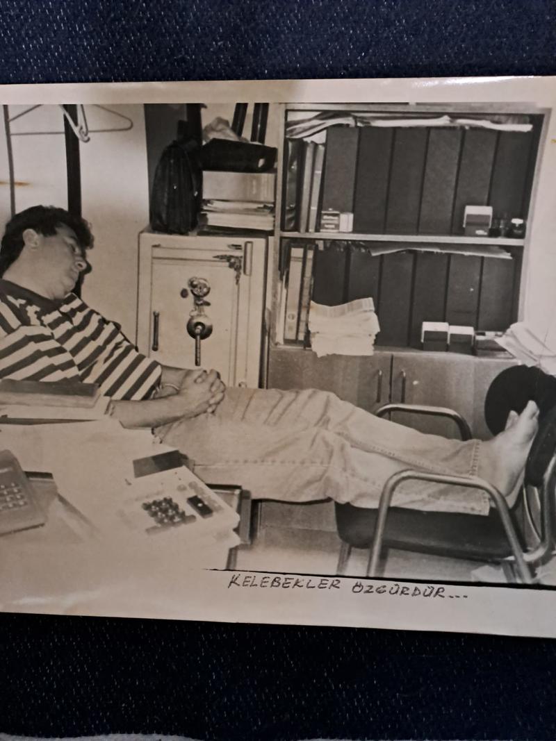 Uç kelebeğim, artık özgürsün…