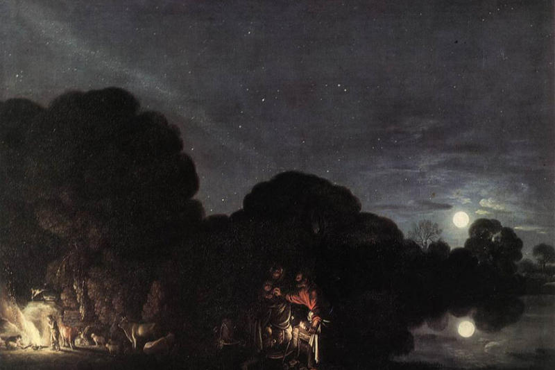 Il 1609 e la Luna di Galilei che illumina la Sacra Famiglia