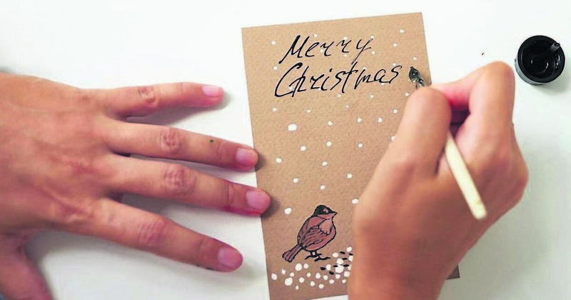 R.I.P to Christmas card... and a small part of us has died with it