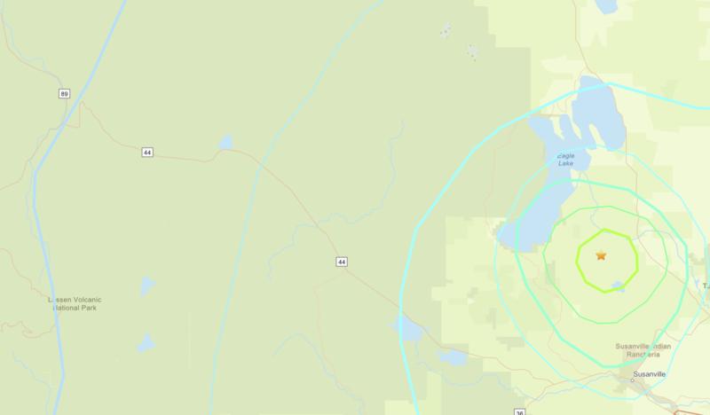 Magnitude 4.7 earthquake strikes outside Northern California national park