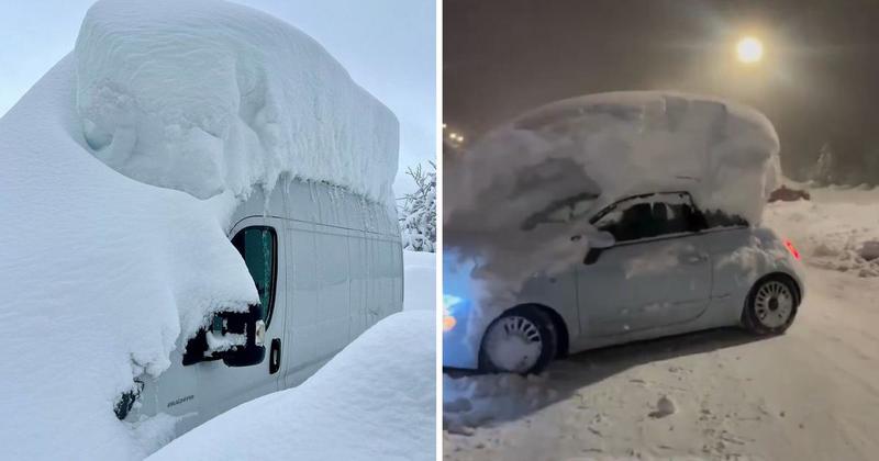 FOTO/VIDEO Snijeg progutao cijela sela u Italiji: Ljudi kopaju tunele do kuća i automobila FOTO/VIDEO Snijeg progutao cijela sela u Italiji: Ljudi kopaju tunele do kuća i automobila
