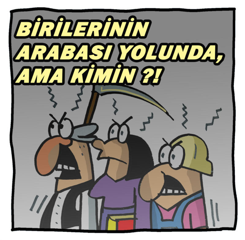 Birilerinin arabası yolunda, ama kimin?! Birilerinin arabası yolunda, ama kimin?!