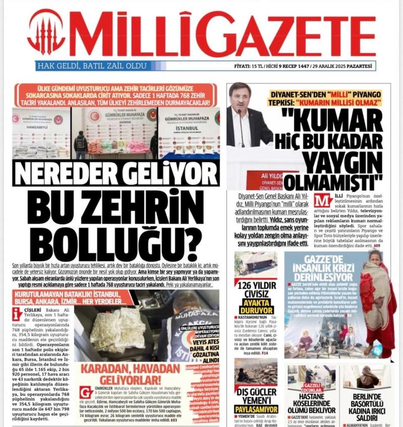 Bu zehir hangi limanlarımızdan, hangi gümrüklerimizden giriyor? Bu zehir hangi limanlarımızdan, hangi gümrüklerimizden giriyor?