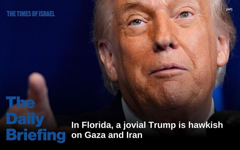Daily Briefing Dec. 30: Day 816 – In Florida, a jovial Trump is hawkish on Gaza and Iran Daily Briefing Dec. 30: Day 816 – In Florida, a jovial Trump is hawkish on Gaza and Iran