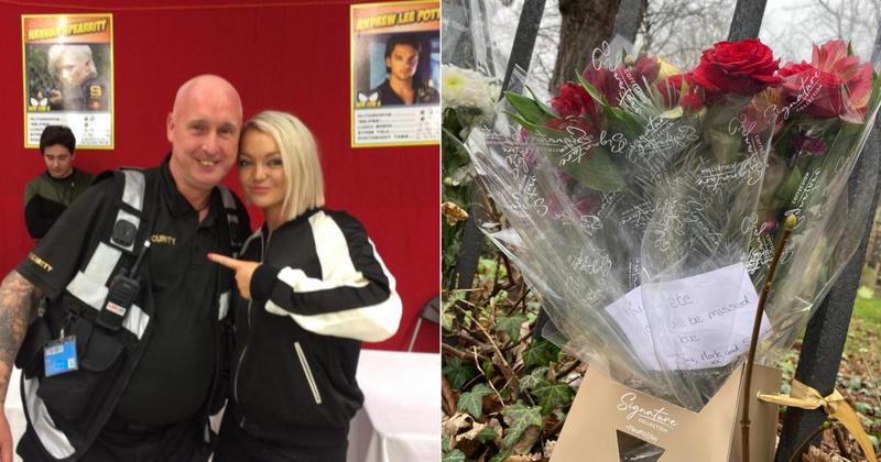 Tributes left for Tributes left for